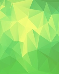Plakat abstract pattern on green background 