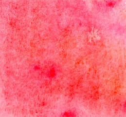 vector abstract bright Orange, pink and red watercolor background for your design