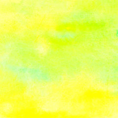 Green and yellow watercolor paint vector background