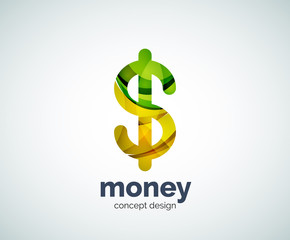 Vector dollar logo template