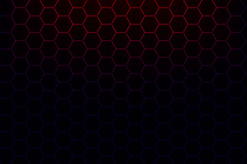 Background with hexagon texture