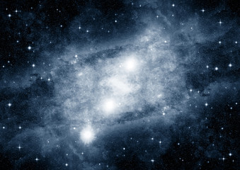 galaxy in a free space