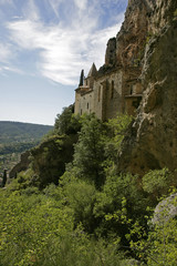 Fototapeta premium monestary in cliff