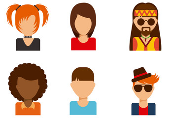 People Avatar Icon Set 2
