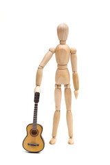 man on the white background