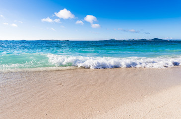 Fototapeta premium Beach, sea, landscape. Okinawa, Japan, Asia.