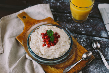Oatmeal kasha for Breakfast