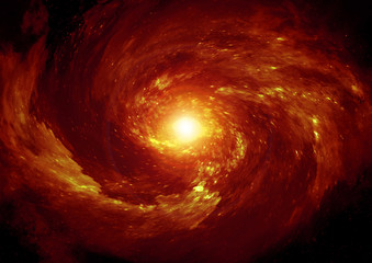 galaxy in a free space