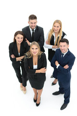 Image of business partners discussing documents and ideas at mee