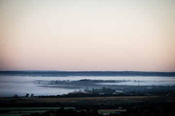 Obraz premium Misty Shoreham sunrise