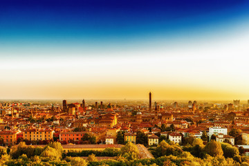 Fototapeta premium cityscape of Bologna