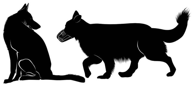 recommend clip art: shepherd. German Shepherd Silhouette