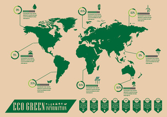 Green Concept Infographic
