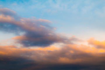 Obraz premium Beautiful blue sky and cloud