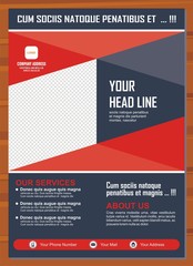 Modern Business Flyer - Brochure Template Design, 