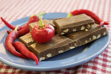 chocolate at the hot pepper