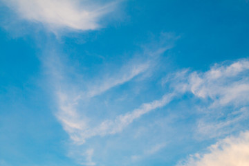 Obraz premium Beautiful blue sky and cloud