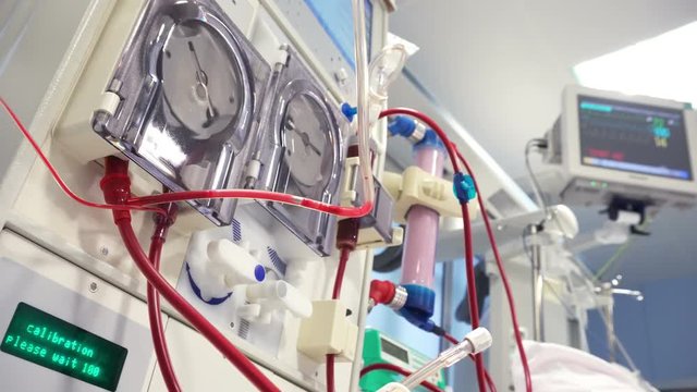 Dialysis Medical Device Performing Procedure
