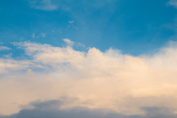 Fototapeta na wymiar Beautiful blue sky and cloud
