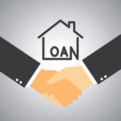 Handshake deal for house loan agreement