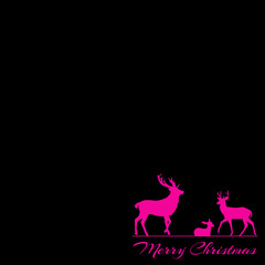 Merry Christmas - Hirschfamilie