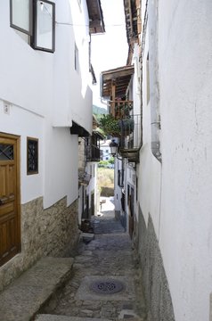 Alley in Candelario, Spain