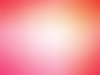 Abstract gradient pink orange red colored blurred background