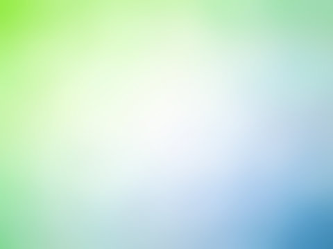 Abstract gradient green blue colored blurred background