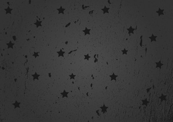 Dark background with stars. Grunge.