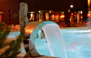 Plakat Relaxation pool in spa