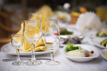 wedding banquet in a restaurant