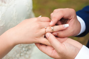 Wedding details - wedding rings