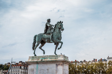 Obraz premium Place Bellecour à Lyon