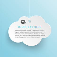 Cloud Advertising vector