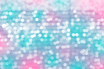 defocused, abstract background color light bokeh circles.