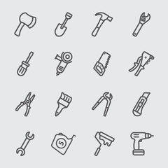 Tools line icon