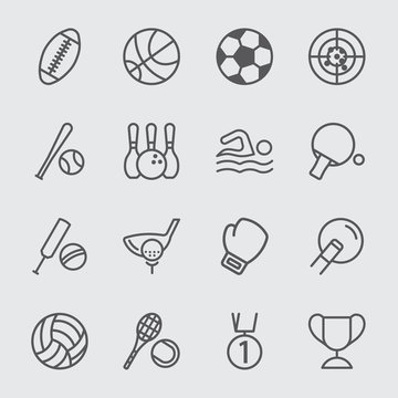 Sport line icon