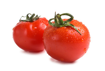 wet fresh tomato