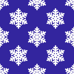 Seamless snowflake background