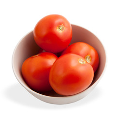 Tomatoes in the bowl