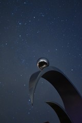 栗山町の星とモニュメント