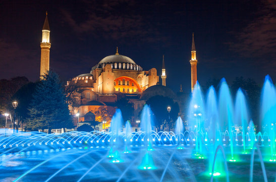 Hagia Sophia, a former Orthodox patriarchal basilica, later  mosque and now  museum in Istanbul, Turkey.