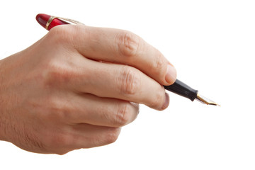 pen in hand