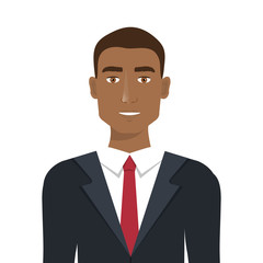 elegant businessman isolated icon design, vector illustration  eps10 