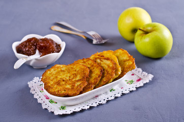 Traditional potato pancakes