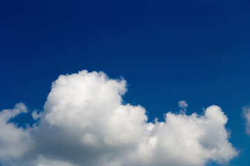 Blue sky with clouds