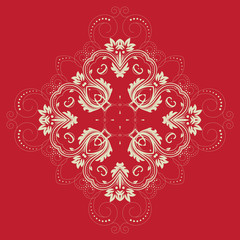 Swirly vintage pattern.