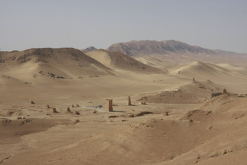 Fototapeta na wymiar Tower tombs of Palmyra