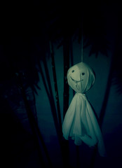 japanese Ghost doll on Halloween.