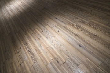Illuminated Diagonal Laminate Floor